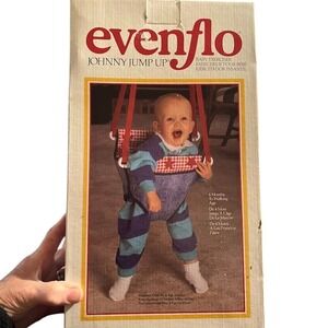 Evenflo Johnny‎ Jump Up Doorway Jumper for Infants Multicolor original boxed